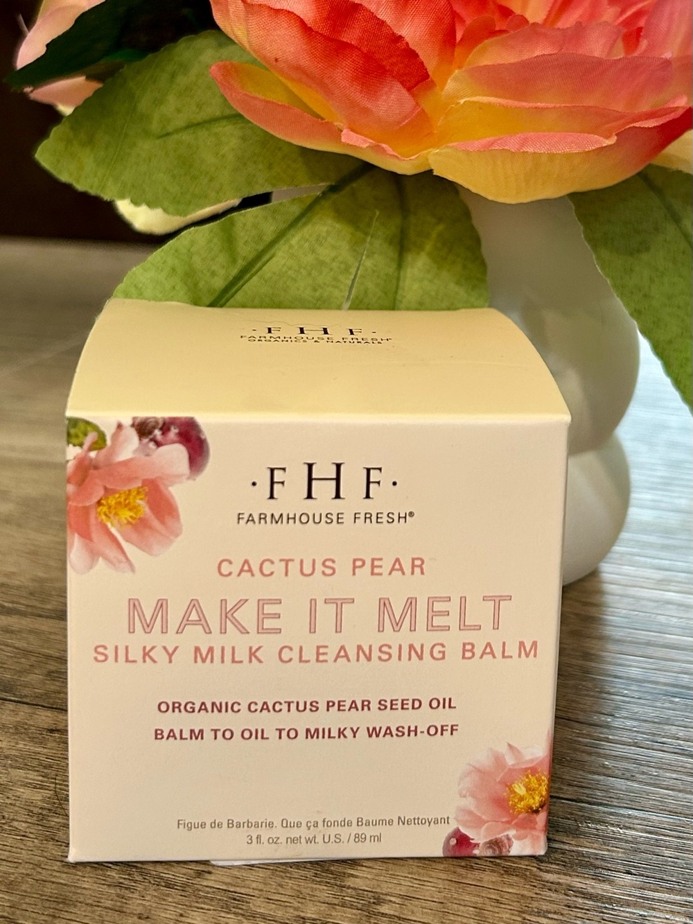 NWT FarmHouse Fresh Cactus Pear Make It Melt Silky Milk Cleansing Balm